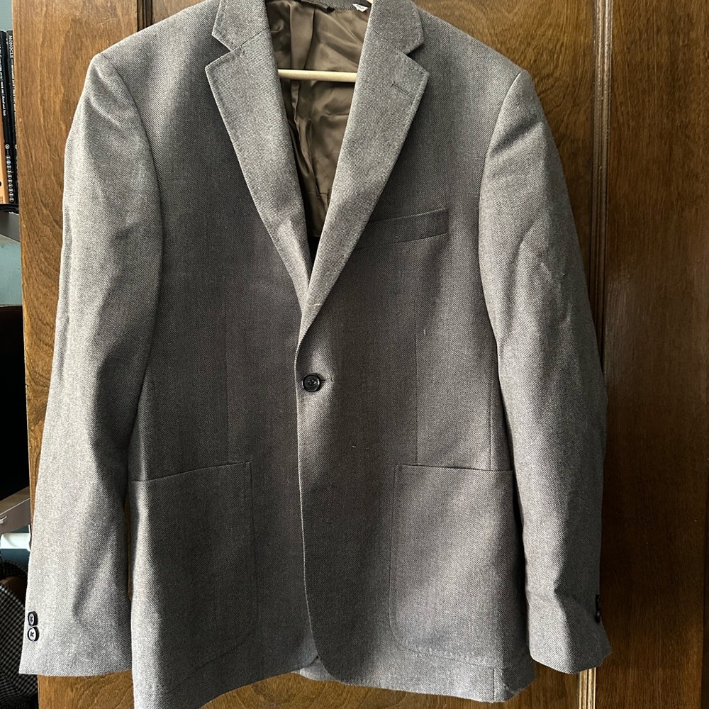 Billy Reid wool herringbone Archie jacket
